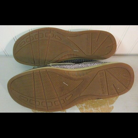 Sperry topsider silver with sparkles size 8.5 - Picture 7 of 7